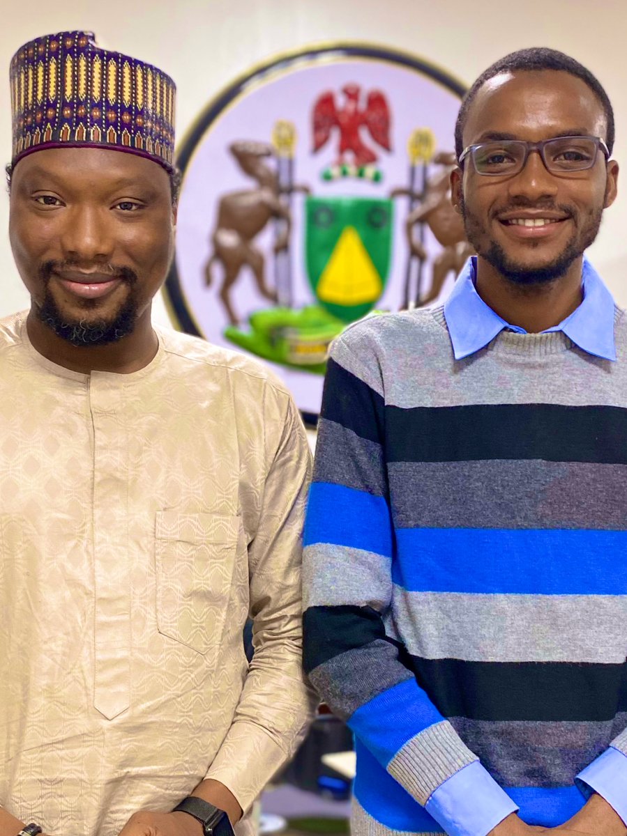 HarounMuhammed's tweet photo. Iβve once won an international award, but the joy of becoming a #CityWinner during #MultiCityAfricaChallenge was indescribable. Today, I met with @habibhotoro, SA to the Gov of Kano on SDGs. It was a fruitful meeting. Thanks to my big bro @dawisu for making this happened. #onward https://t.co/wWX8d7s1ar