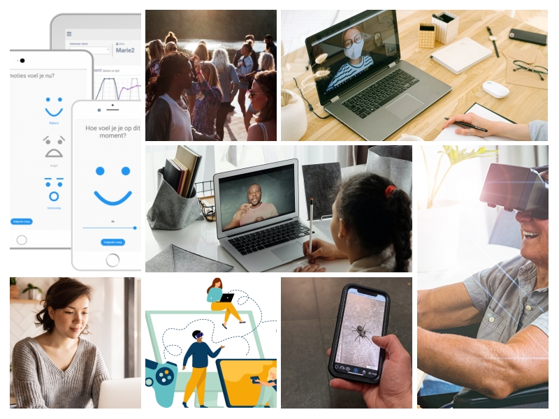 TomVanDaele's tweet photo. Mooi en hard werk het afgelopen academiejaar van onze studenten #toegepastepsychologie @ThomasMoreBE, met maar liefst 8 diverse projecten rond #technologie voor #geestelijkegezondheid. #praktijkgerichtonderzoek https://t.co/KhmpE89QKH https://t.co/TnTjdiasuk