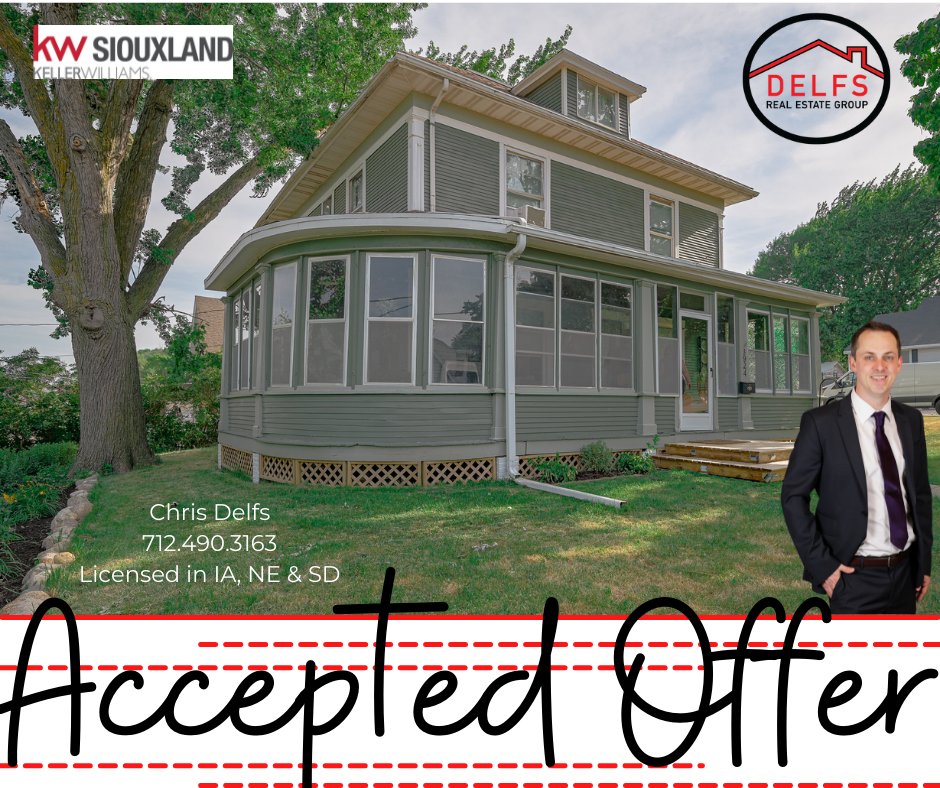 chrisdelfs's tweet photo. Woohoo! That is another accepted offer! Congratulations to our sellers!

#realestate #realtor #forsale #pending https://t.co/qKOL5u2MYv