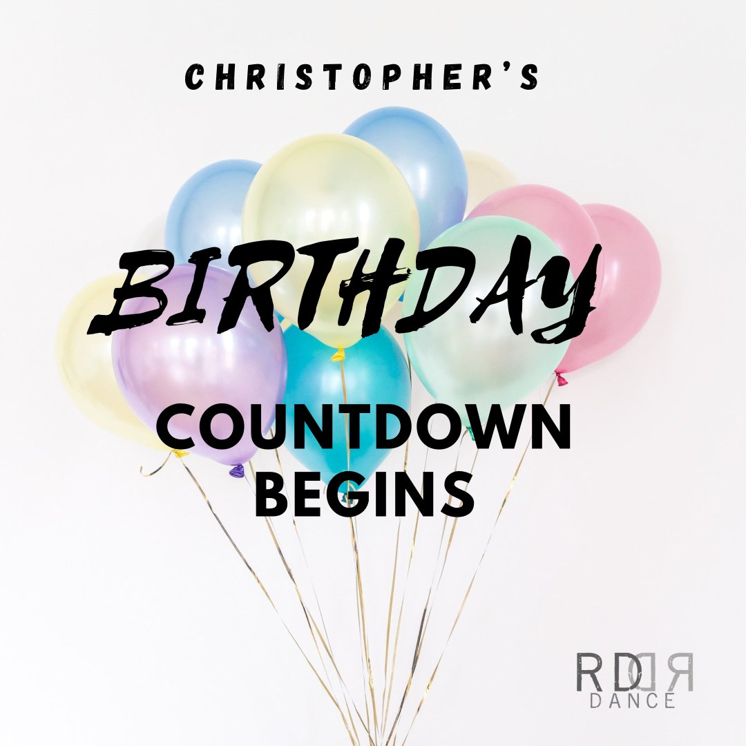 🔔 Christopher's Birthday Countdown has begun! 
 Join us in celebrating him by donating to RudduR Dance. - mailchi.mp/ruddurdance.co…