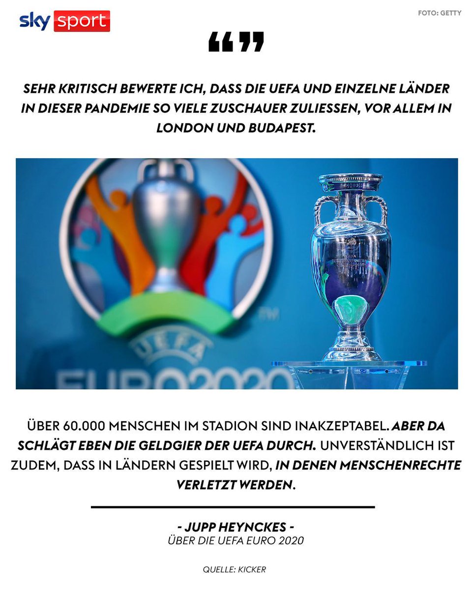 Jupp Heynckes kritisiert die UEFA für die Abläufe der EURO 2020 scharf! 🔥
#SkySport #EURO2020 #UEFA