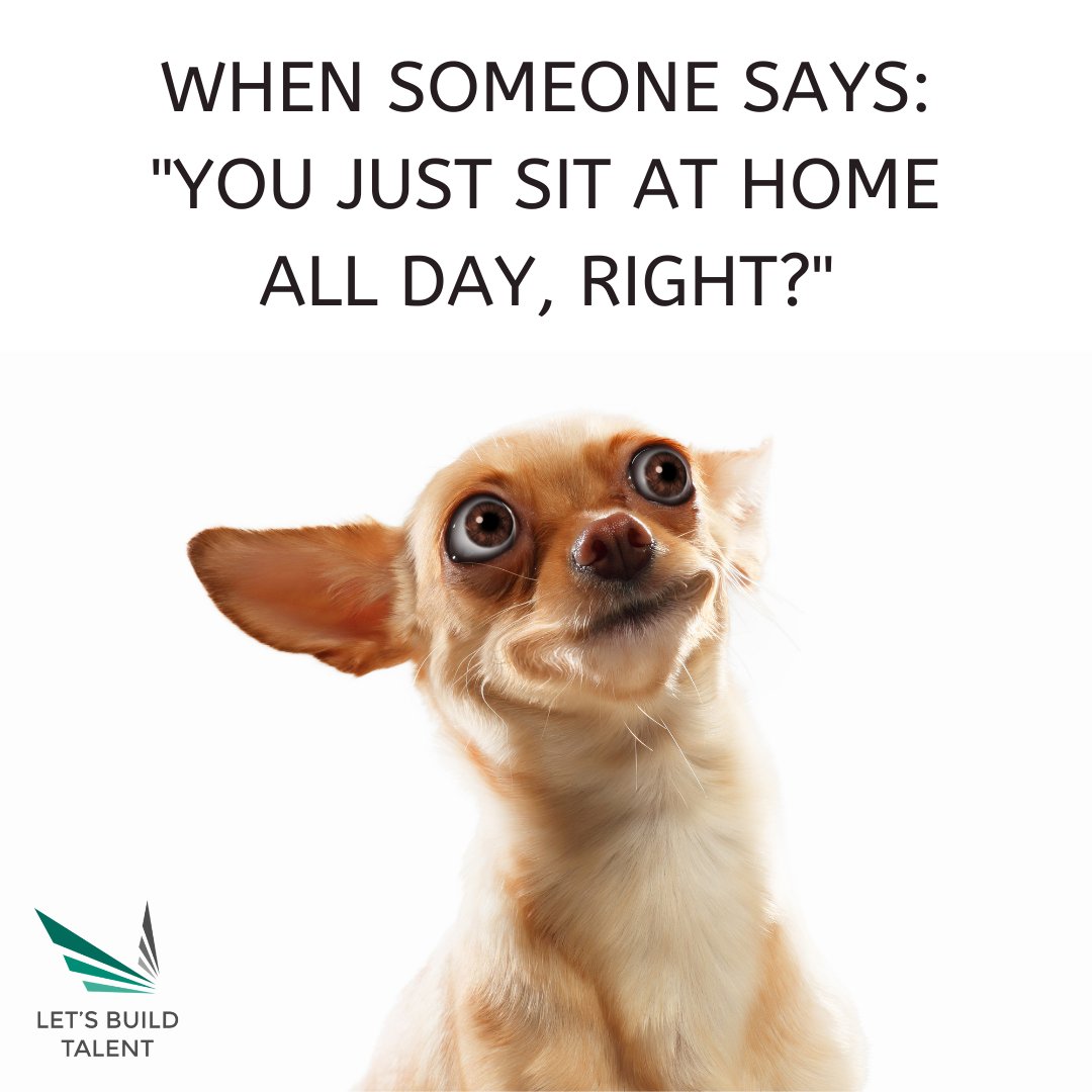 letsbuildtalent's tweet image. My face when someone says this. 🤦‍♀️😬😂

#workfromhomehumor #iftheyonlyknewthetruth