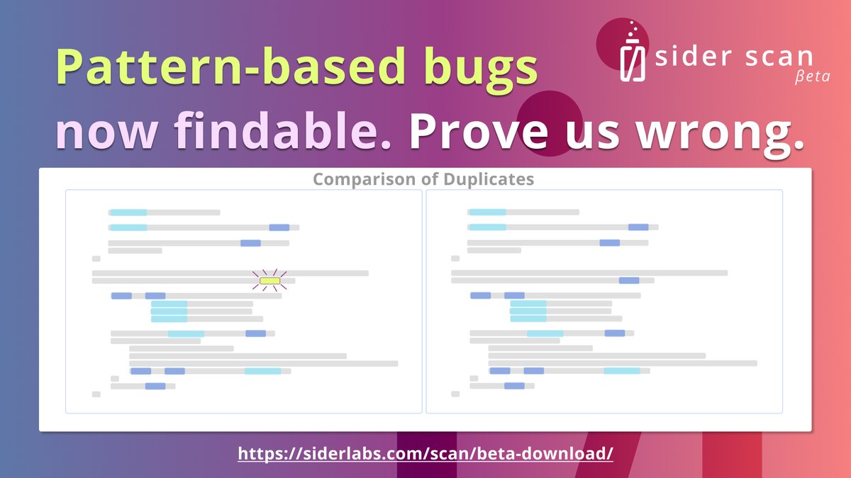 Beta-trials for a limited time. Download Sider Scan at bit.ly/3gxexS9