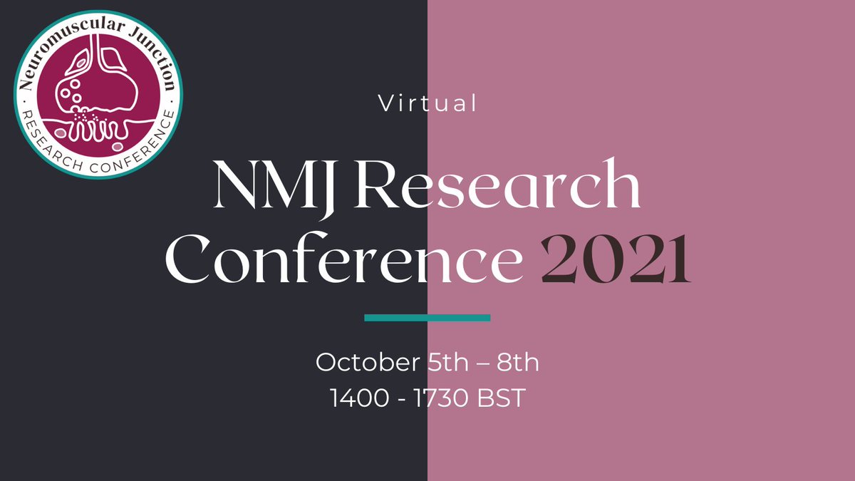 Abstract submission is LIVE! We want to showcase some of the exciting NMJ research that early career researchers are involved in - we also encourage you to submit a graphical abstract: forms.gle/rAHyhjKNHhBoud…

Submission deadline is Friday, September 3rd
#NMJRC2021 #MyoTwitter