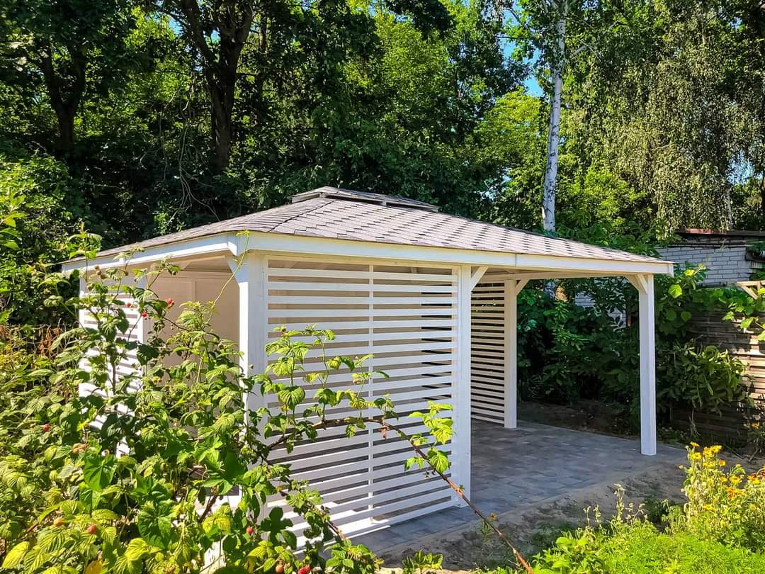 AltCosmo's tweet photo. Altanka Uran 3x4 to mała konstrukcja pasująca do każdego #ogrodu, wyróżniająca się swoim nadzwyczajnym wyglądem 🥰🏡 w idealny sposób wkomponuje się w rosnące już #drzewa i krzewy, a biały #kolor doda jej anielskiego wyglądu 😇 zamów swoją altankę już dziś 🔥 #garden #ogrod #lato https://t.co/3YHCEjg8Dp