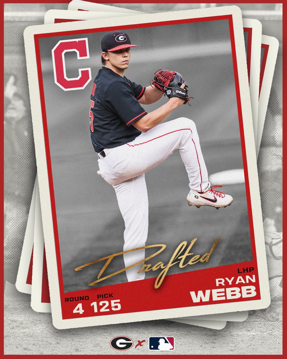 Webby is going to Cleveland‼️

With the 125th pick of the 2021 MLB Draft, the Cleveland Indians select Ryan Webb

#GoDawgs | #MLBDraft