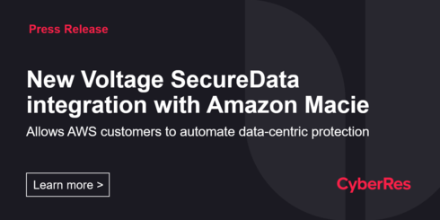 johnmilbank's tweet photo. #MicroFocus’ #CyberRes announces Voltage SecureData support for #Amazon Macie, allowing customers to automate data-centric protection. Learn more: | #DataProtection #DataSecurity #CyberResilience @MicroFocusSec https://t.co/98xchYCTis #TeamMicroFocus https://t.co/mOmw9oOe2B