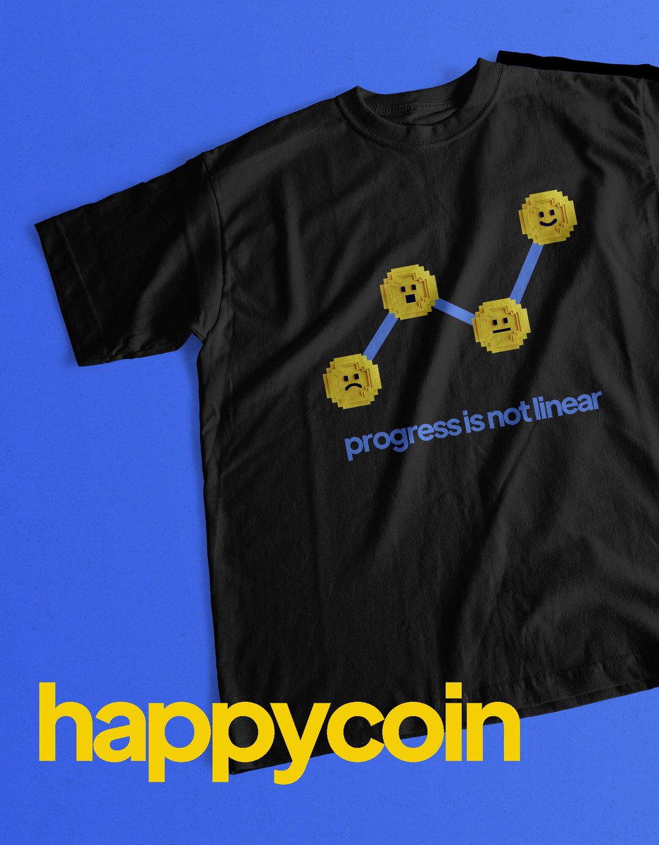 beembenson's tweet photo. #HappyMerch
Made something that could remind people to continuously make small changes towards their goals despite the ups and downs of life π±
Same with #HappyCoin, the price would not always be up, but the cause remains #MentalHealthMatters
@the_happy_coin ππ https://t.co/ol6REpCAGp