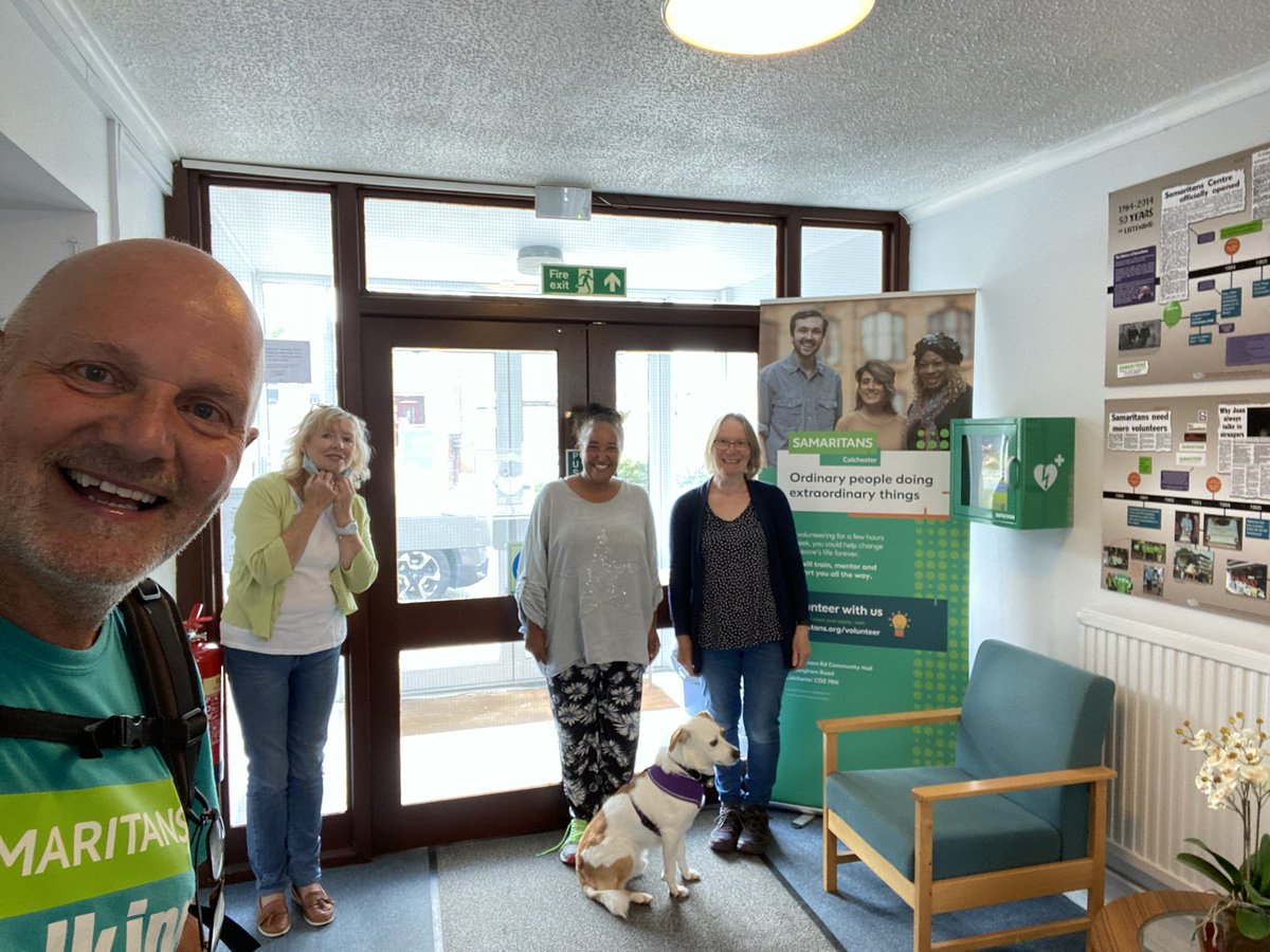 TheListeningWalk (@walklistening) on Twitter photo Today I arrived at branch 165 - <a href="/ColchesterSams/">ColchesterSamaritans</a> Gaynor and her volunteers gave me a lovely welcome to their branch. Fabulous people. Thank you all of you for welcoming me and for being there for our callers 💚 Today I arrived at branch 165 - <a href="/ColchesterSams/">ColchesterSamaritans</a> Gaynor and her volunteers gave me a lovely welcome to their branch. Fabulous people. Thank you all of you for welcoming me and for being there for our callers 💚