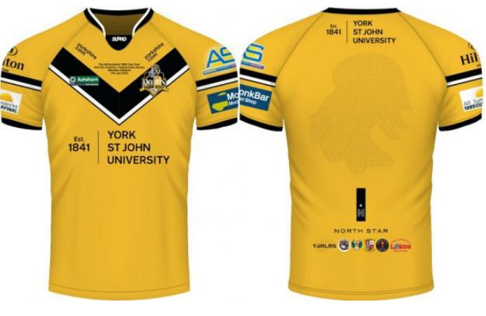 It's Wembley week, and how good is this? The fantastic @YorkKnightsRLFC have produced this special shirt with all York &amp; District club &amp; ref society logos displayed on the back! Grab one while you can <a href="/yorkacorn/">York Acorn Rugby League</a> <a href="/NEABlacks/">New Earswick All Blacks</a> @LokosYork <a href="/HeworthRugby/">HEWORTH ARLFC</a> <a href="/YorkSelby/">York And Selby Rugby League Referees Society</a>