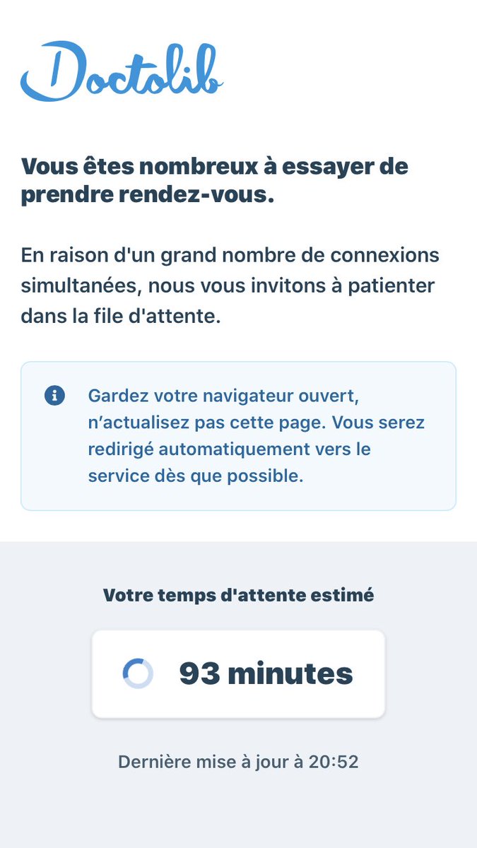 "Me faire vacciner ? Moi, jamais. Il faudra me passer sur le corps"

E.Macron : "Ok, privé de resto"

"Bon, bon, faut pas s'énerver. Ça marche comment Doctolib déjà ?"

#Macron20h #Doctolib