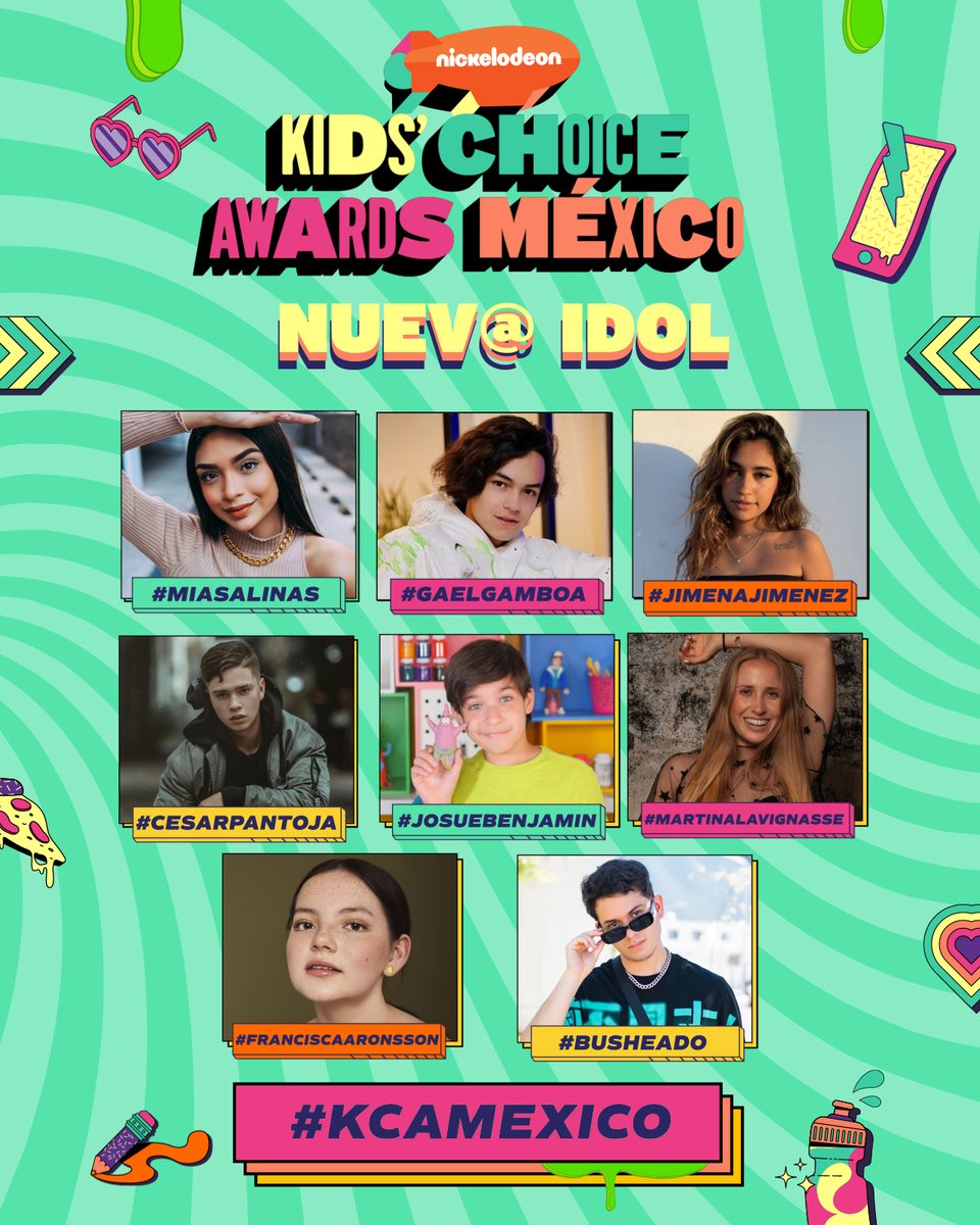 ¡Vamos a jugar! ¿Cuántos votos para estos Idols podemos reunir en un solo tweet?
Contesta con el # de tu fav + #KCAMexico y pasa la batuta taggeando a otro fan🔥
#MiaSalinas #GaelGamboa #JimenaJimenez #CesarPantoja #JosueBenjamin #MartinaLavignasse #FranciscaAronsson #Busheado