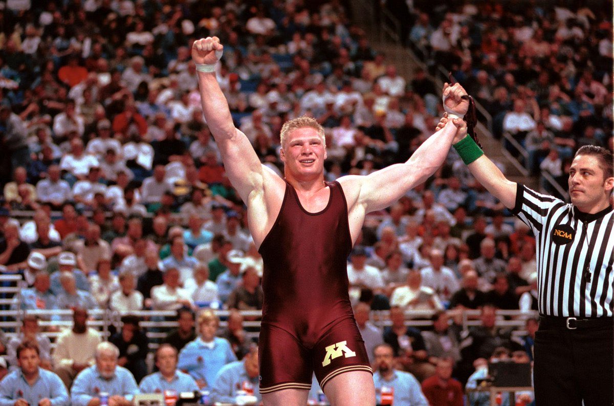 Happy Birthday to a once in a generation athlete, Brock Lesnar! 