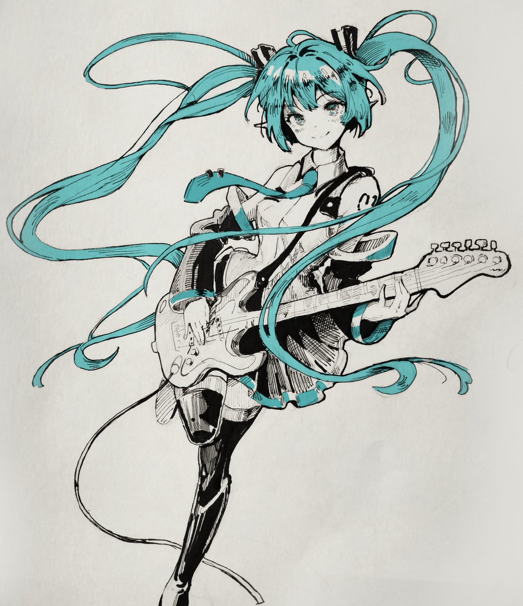 Miku sketch #初音ミク 