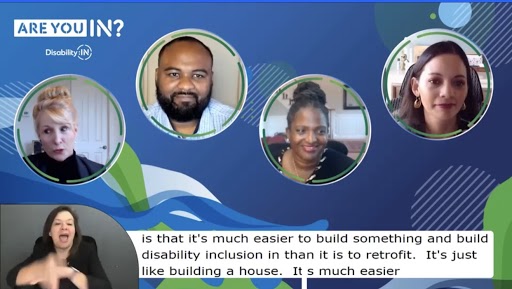 Google is a proud member of the #DisabilityIN #InclusionWorks program. I was thrilled to speak today on the intersection of disability, race, and ethnicity at the semi-annual #InclusionWorks meeting. #AreYouIN?" @DisabilityIN <a href="/Google/">Google</a>
