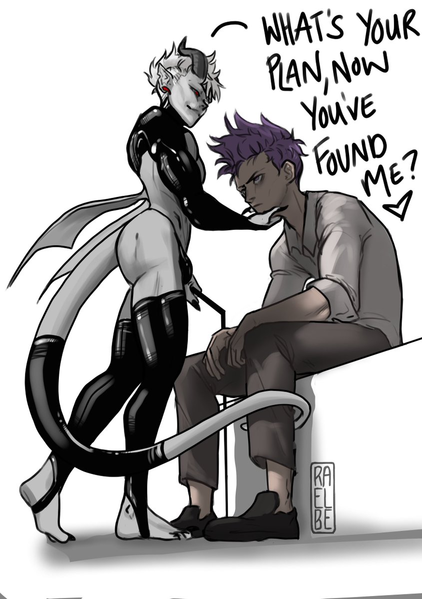 raelbe_'s tweet photo. ShinBaku - Shinsou needs a favour, and Demon!Baku is is willing to help...for a price 💦

For the results of the lil poll I did the other day! https://t.co/xv12MdHAKt