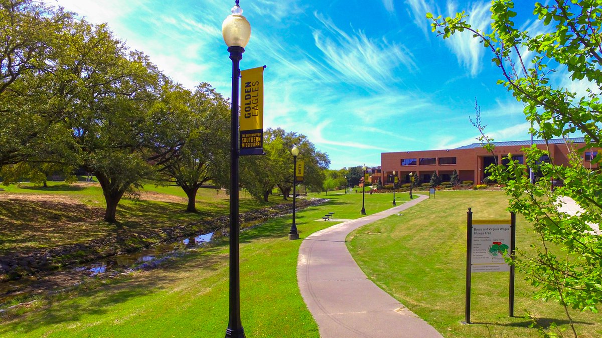 The Wilgus Fitness and Wellness Trail is a place where students can walk, jog, skate, or cycle while experiencing the beauty of our Hattiesburg campus!

Along the path are seven fitness stations that allow you to get a full workout while making your way along the trail.