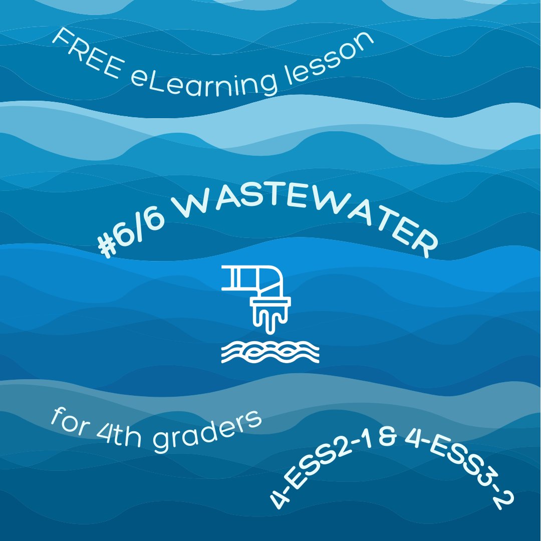 The final FREE LESSON from the virtual Children's Clean Water Festival is all about wastewater: bit.ly/3fw5ZcS
🌊
#cleanwater #edchat #elearning #scichat #pblchat #lrnchat #scienceed #disted #k5online #mondaymotivation #stemed #scienceforkids