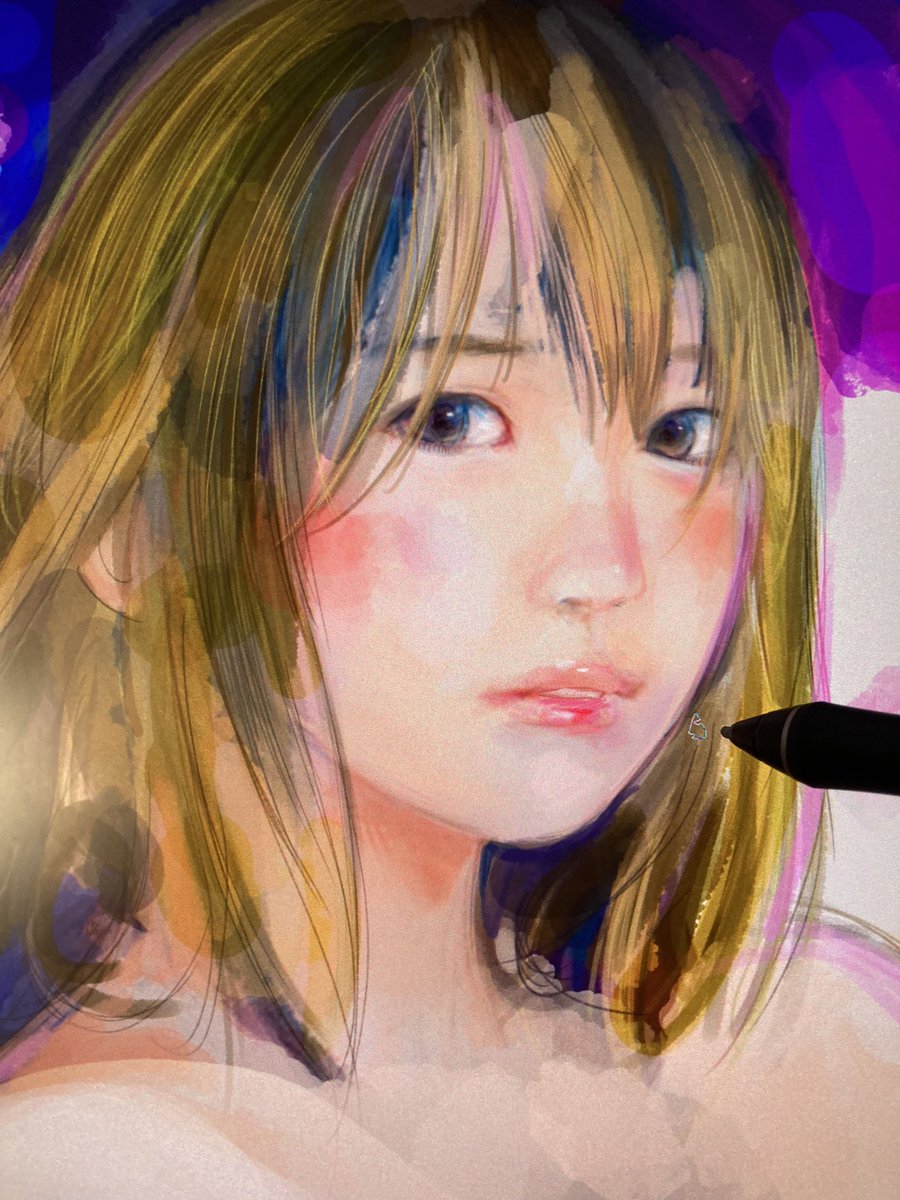 「途中 」かざあなのイラスト