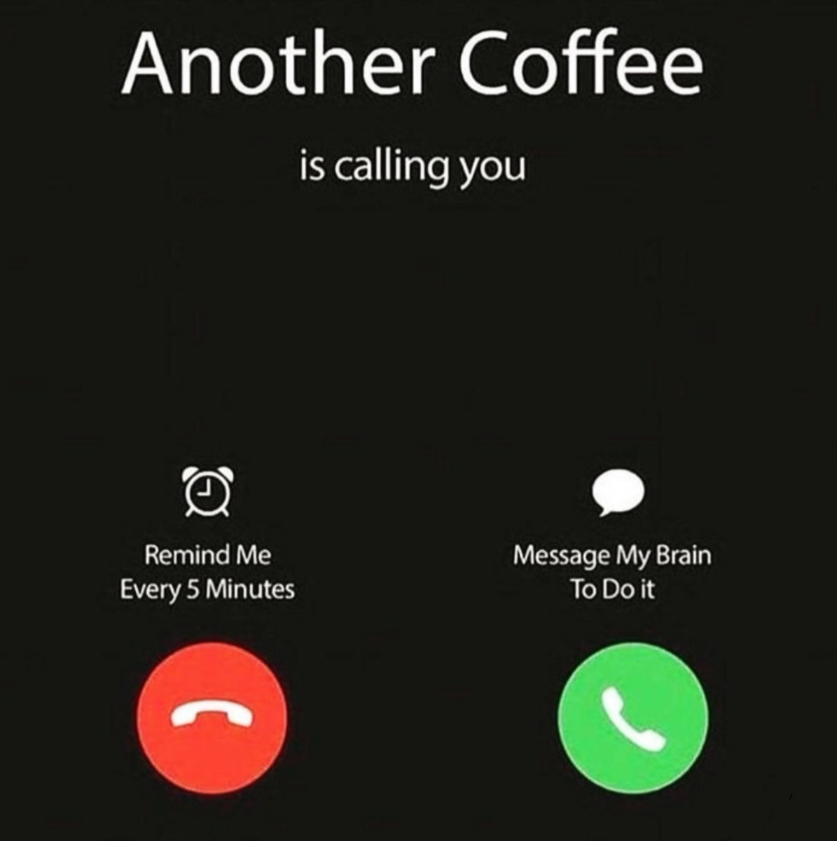 Your_Coffee_Fix's tweet photo. You gonna answer that? 👀 #CoffeeUnderstands
#coffeefanatics #mondaysbelike #coffeevibes #pouritup #coffeeallday #coffeewasted #staycaffeinated #caffeineplease https://t.co/XOo1dFUjfb