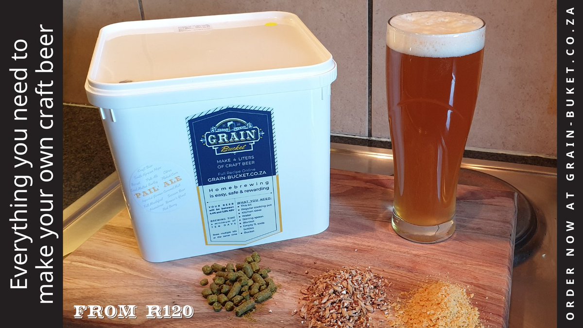 We're worried that you might run out of #beer! 
Our kits make it simple to #brew more in your kitchen. But it takes 10 days, so don't wait too long. Order now at grain-bucket.co.za