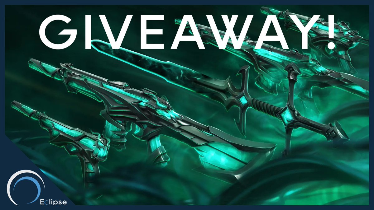 MoreBandits's tweet image. [#Announcement] [#Giveaway]
VALORANT RUINATION BUNDLE GIVEAWAY!
To enter:
- Like + Retweet this post
- Follow @EclipseEsportOC 

The winner will be announced on the 20th of July at 12pm AEST!
Good luck everyone!
#TrustTheAlignment