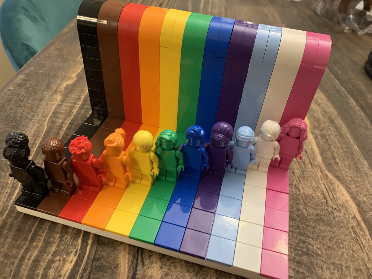KevinAndrewTO's tweet photo. My daughter got the “Everyone is Awesome” lego set from her agenda-driven uncles. Lol. https://t.co/Mg0ry6RGrT