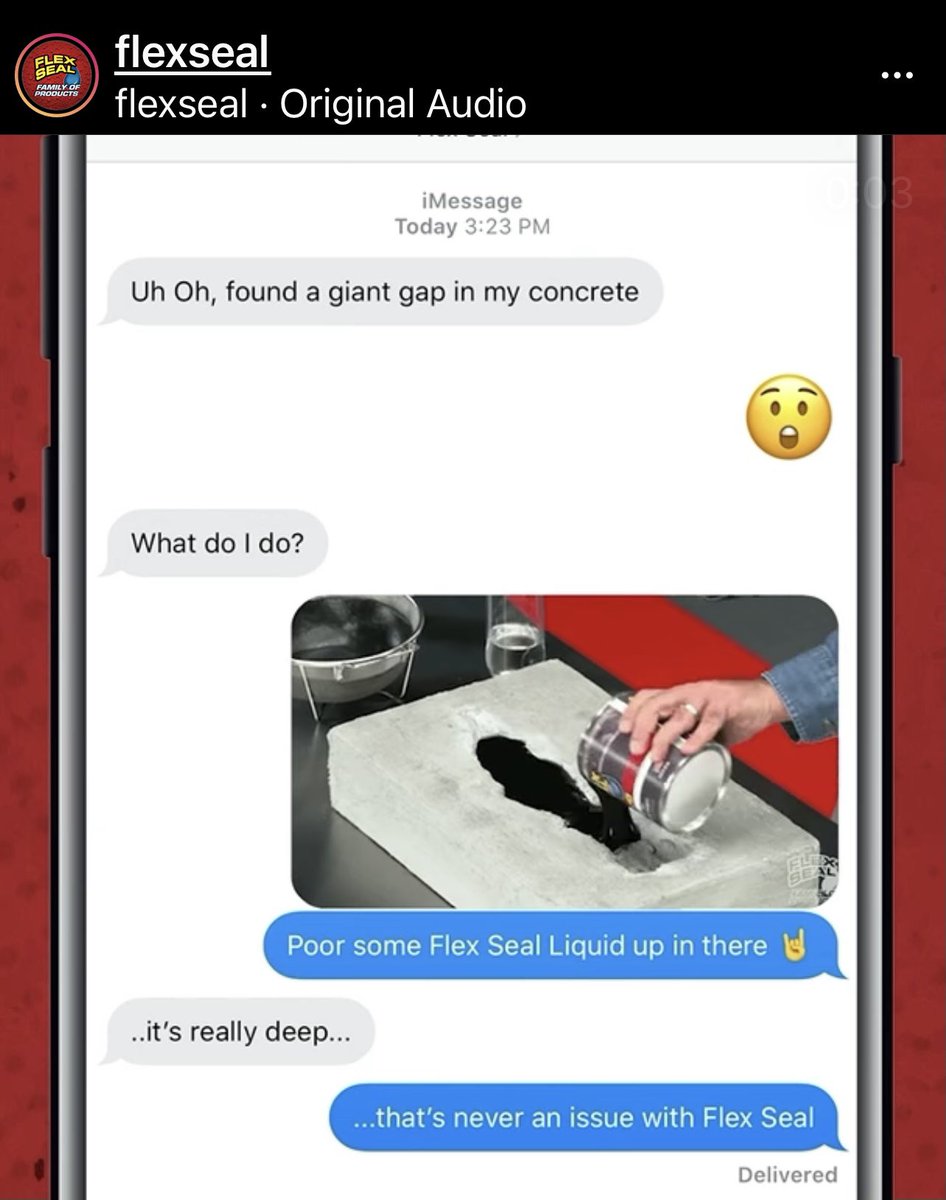 lydlaughloves's tweet image. When no one will sext you back but you remembered Flex Seal has great customer service…
#flexseal #ThankYou