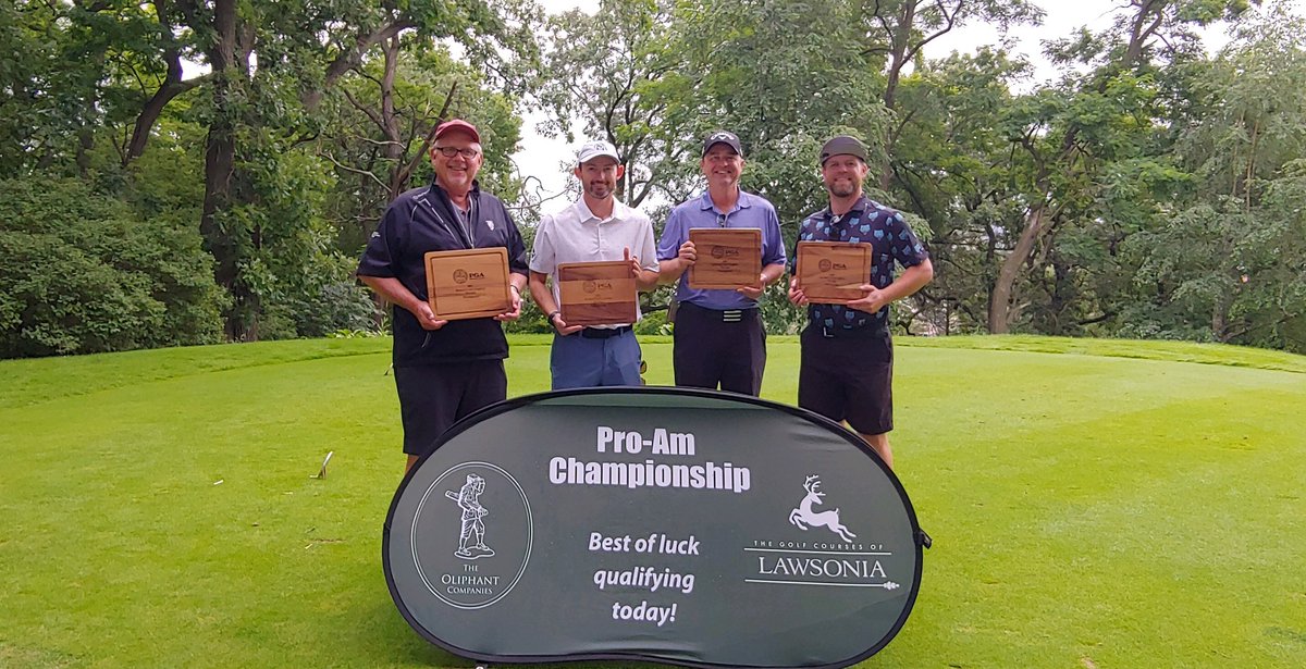 Wisconsin PGA (@wisconsinpga) on Twitter photo A little home cooking delivered the <a href="/petermeyerngg/">National Golf Graphics</a> Pro-Am title to the <a href="/BlackhawkCC/">Blackhawk CC</a> group of Mike Higgins, Rimas Buinevicius, Jay Bruner & Vance Vlasak. They piled up 153 points in the net stableford contest that counted the low 3 balls on each hole. wiscpga.bluegolf.com/bluegolf/wiscp… A little home cooking delivered the <a href="/petermeyerngg/">National Golf Graphics</a> Pro-Am title to the <a href="/BlackhawkCC/">Blackhawk CC</a> group of Mike Higgins, Rimas Buinevicius, Jay Bruner & Vance Vlasak. They piled up 153 points in the net stableford contest that counted the low 3 balls on each hole. wiscpga.bluegolf.com/bluegolf/wiscp…
