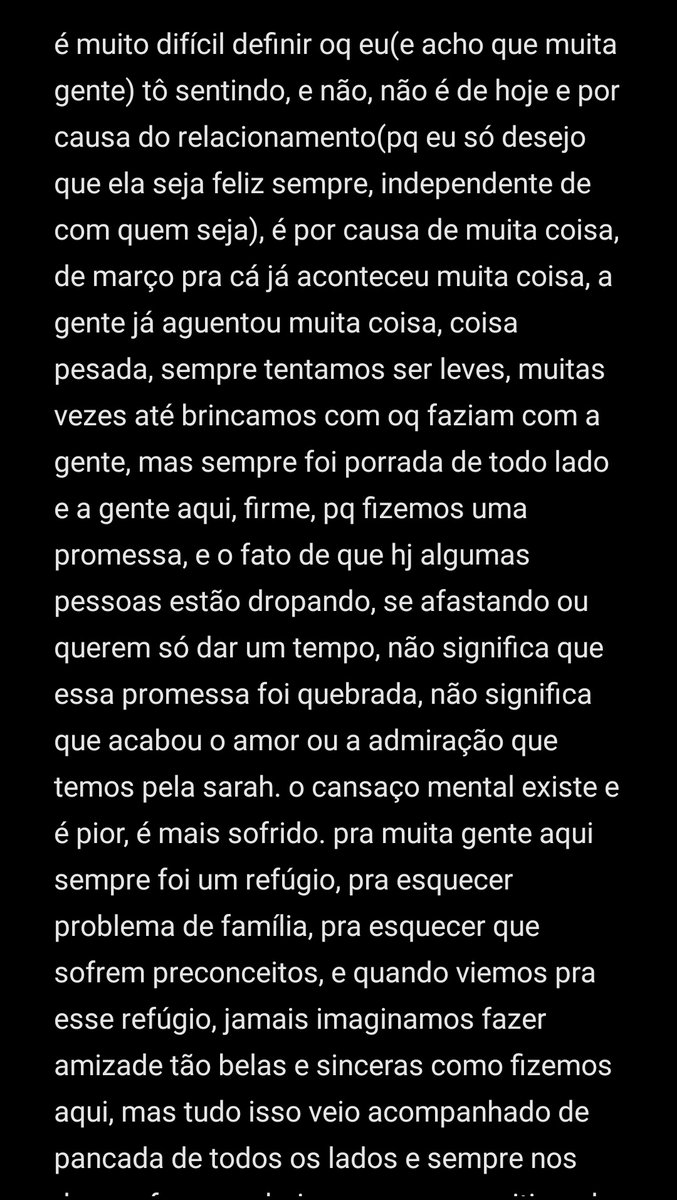 opalamalulis's tweet photo. quem tiver se sentindo mal e quiser ler, eu fiz um desabafo kk https://t.co/kAZmjbtaOG