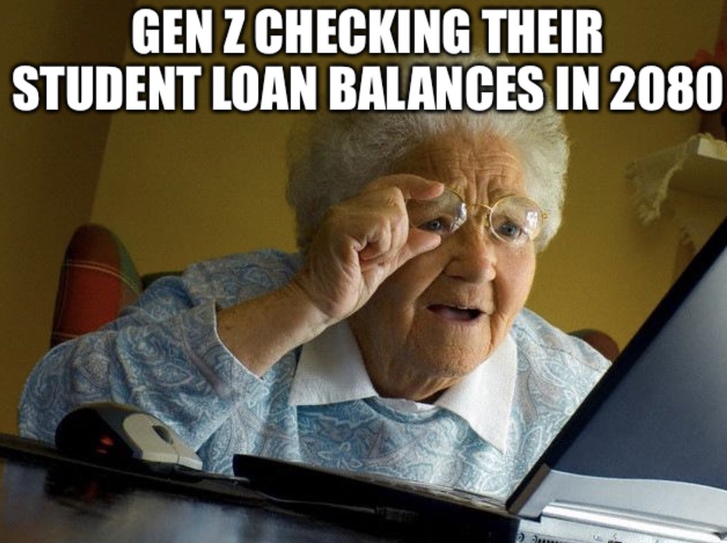 JacksonHurley12's tweet photo. 😭😭 #EdReformNow #CancelStudentDebt https://t.co/bAe6iPtby8