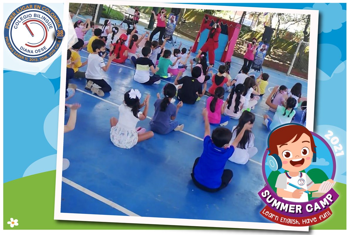 Coldianaoese's tweet photo. It's #SummerTime! ¡Nuestro Summer Camp 2021 ha traído grandes sorpresas y aventuras a todos los participantes! Un espacio ideado para explorar, aprender y también practicar las habilidades en el idioma inglés. ¡Continuamos hasta el 28 de Julio! #hilo 1/2 https://t.co/sdBdXduAlV