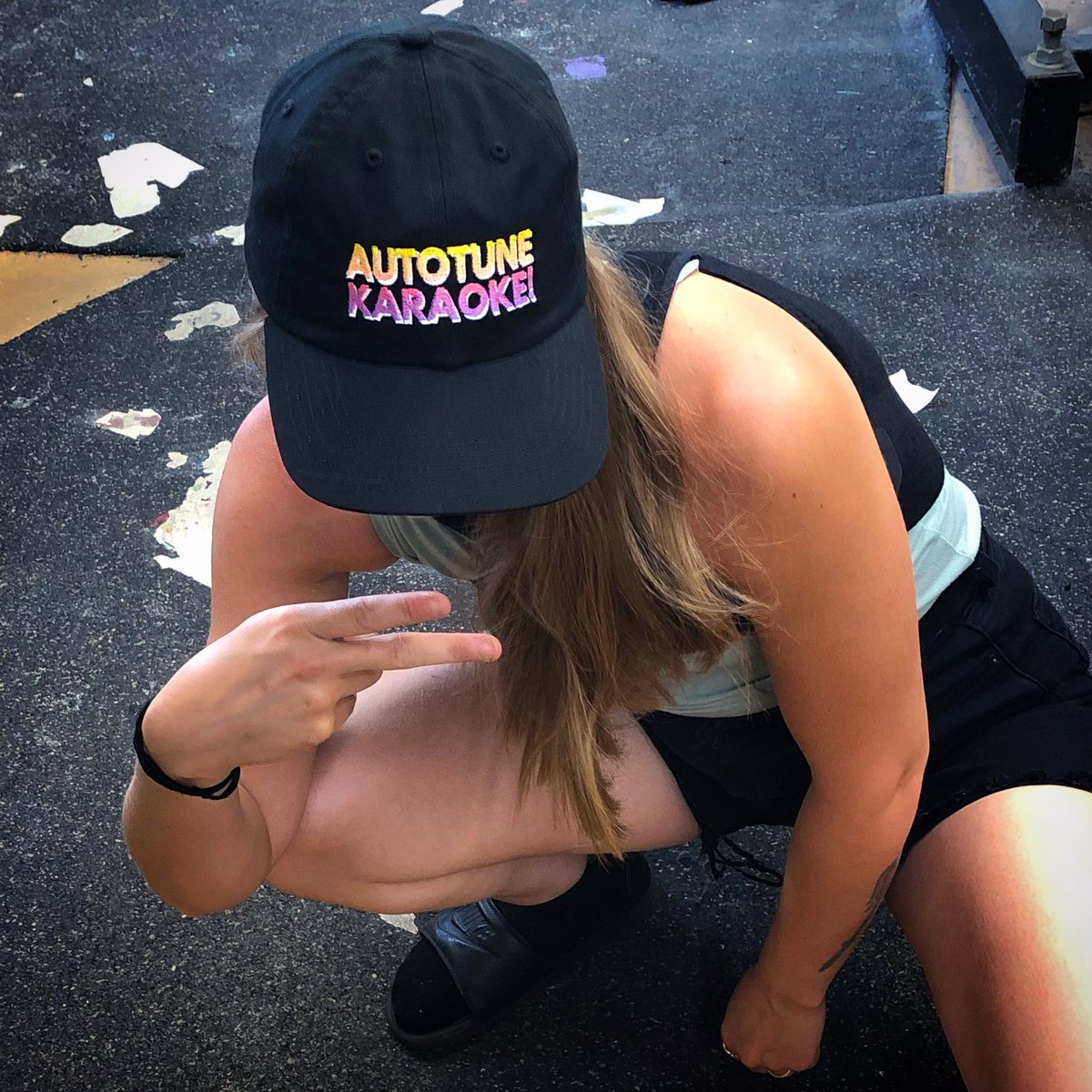 Limited edition Autotune Karaoke dad hats will be available tonight at @MortimersBar! Pull up!