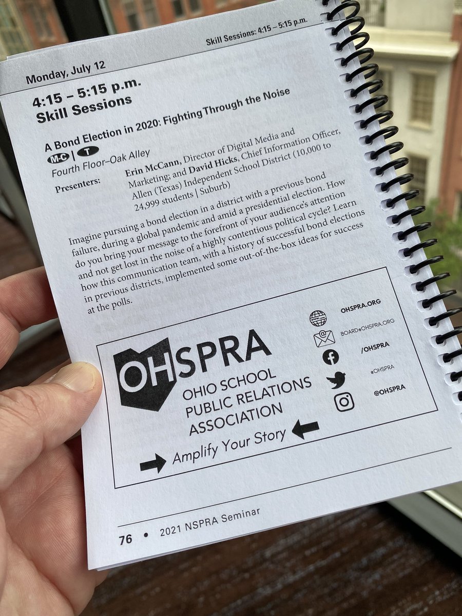 Bringing the fun for storytelling <a href="/NSPRA/">NSPRA</a> #NSPRA2021 Way to represent <a href="/OHSPRA/">OHSPRA</a>