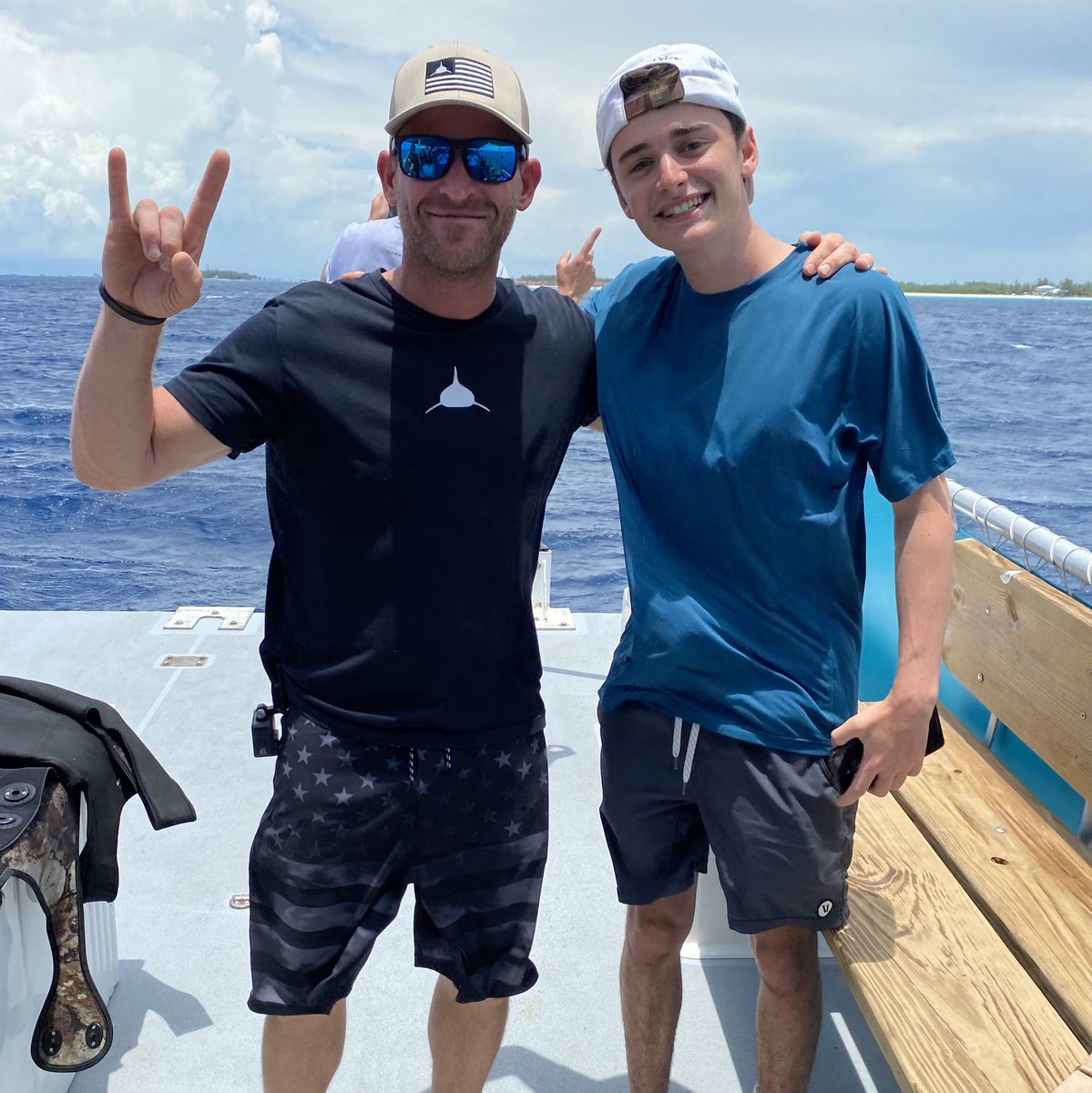 ABC4EXPLORE's tweet photo. Tune-in for another rad show “Stranger Sharks” starring @NoahSchnapp @MarkRober @LukeTipple as they dive deep (literally with submarines) into the darkness in search of Stranger Things… Umm sorry, I mean Stranger Sharks ;-) #StrangerSharks #SharkWeek #abc4explore 🔥👻🦈👻🔥 https://t.co/BdRNe0Wk3B