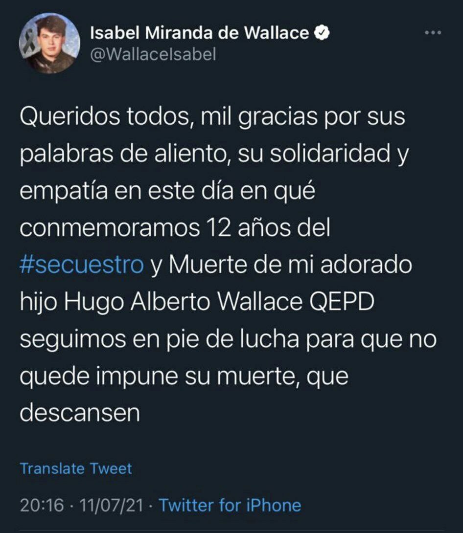 gpelizarraga's tweet photo. Cada una de las víctimas de Isabel Miranda recuerda con precisión fechas de detención arbitraria, torturas, nombres de funcionarios por sexenio que han servido a la #RedWallace. Pero a Isabel Miranda ya se le olvida en qué año fabricó el secuestro y homicidio de su adorado hijo. https://t.co/674M6v2rzy