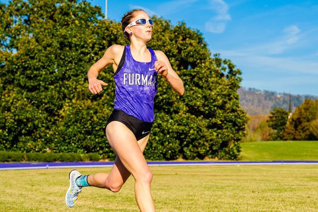 Featured next is Jonna Strange of <a href="/FurmanXC/">FurmanXC</a>! Joanna’s favorite course is the Running the Bear which ascends Grandfather Mountain. She enjoys spending time with teammates, cooking/baking, reading, and hiking! #bth5k