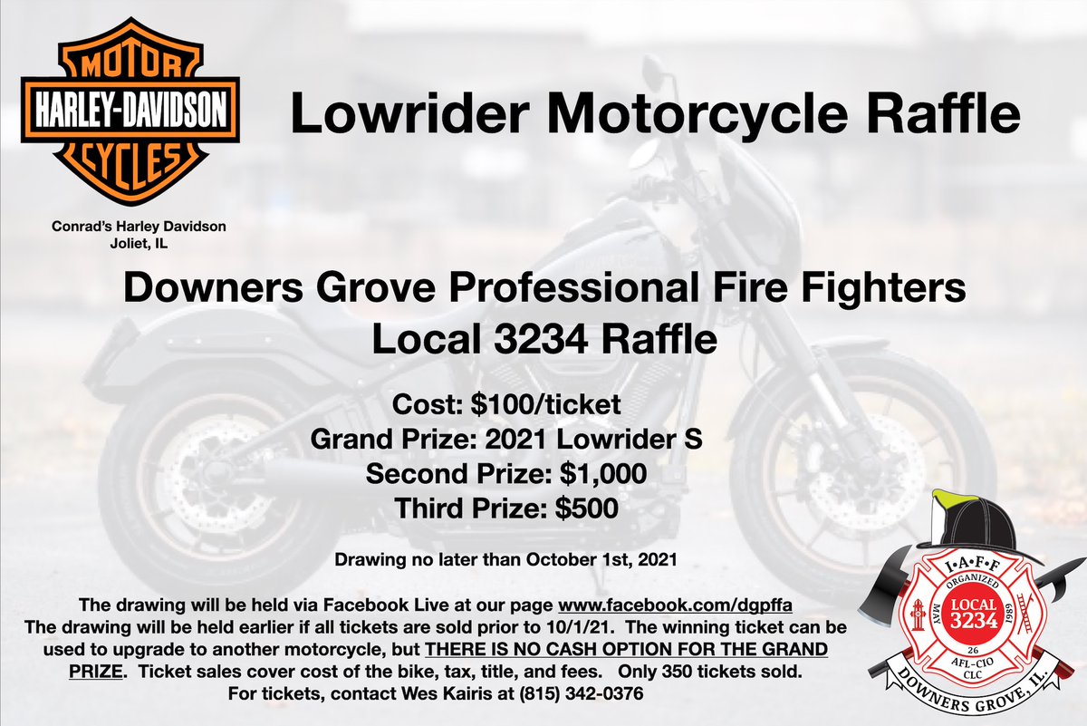 AFFI1935's tweet photo. Need a new bike? Check out the @DGPFFA raffle. https://t.co/DAlYZjvbh4