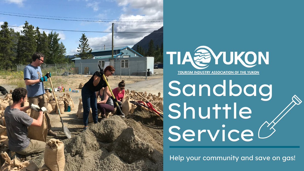 We want to make helping out as easy as possible as Yukon fights flooding. So we are partnering with tourism operators to provide free shuttles to sandbagging stations 🚌

Our first shuttle leaves tomorrow at 10AM in front of our office!

Learn more here: ow.ly/ICO350Fuvag