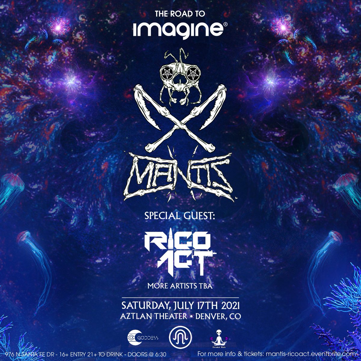 imaginemusicfes's tweet photo. Roads, where we are going, we don't need any roads, only dreams. Excited to share with you all our #RoadToImagine lineup featuring @eliminatemusic @PixelTerrorBass @shlumpbass @MantisATL @LEAHCULVERMUSIC and more!!
See you on the dance floor!! https://t.co/i4rh8427Vw