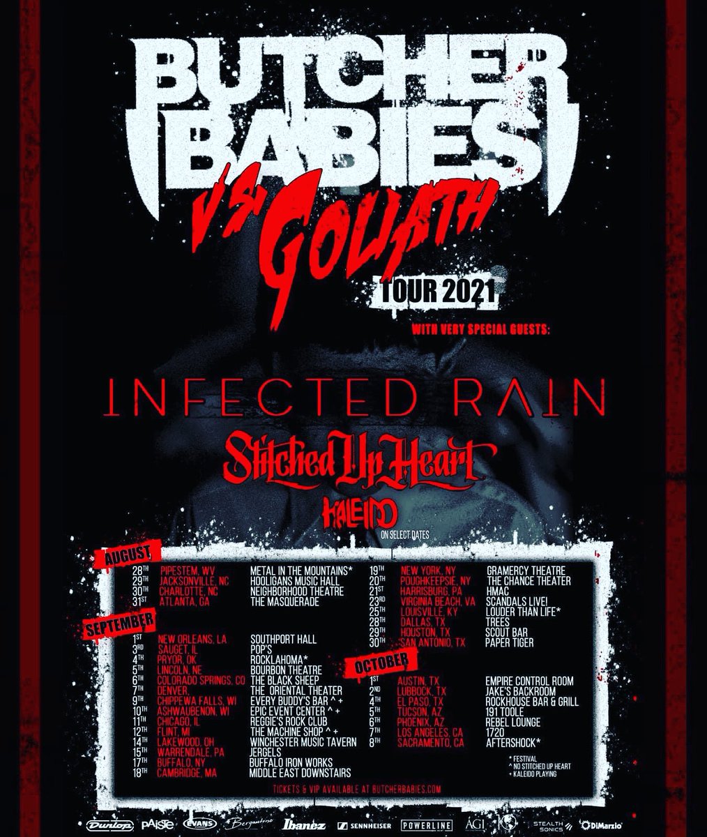 Check it out!!!!
Butcher Babies and Stitched Up Heart will start there tour at Metal In The Mountains 2021. 
GET YOUR TICKETS BELOW 👇
4 day VIP are almost sold out!!!
Ticket link👇
embed.showclix.com/event/metal-in…