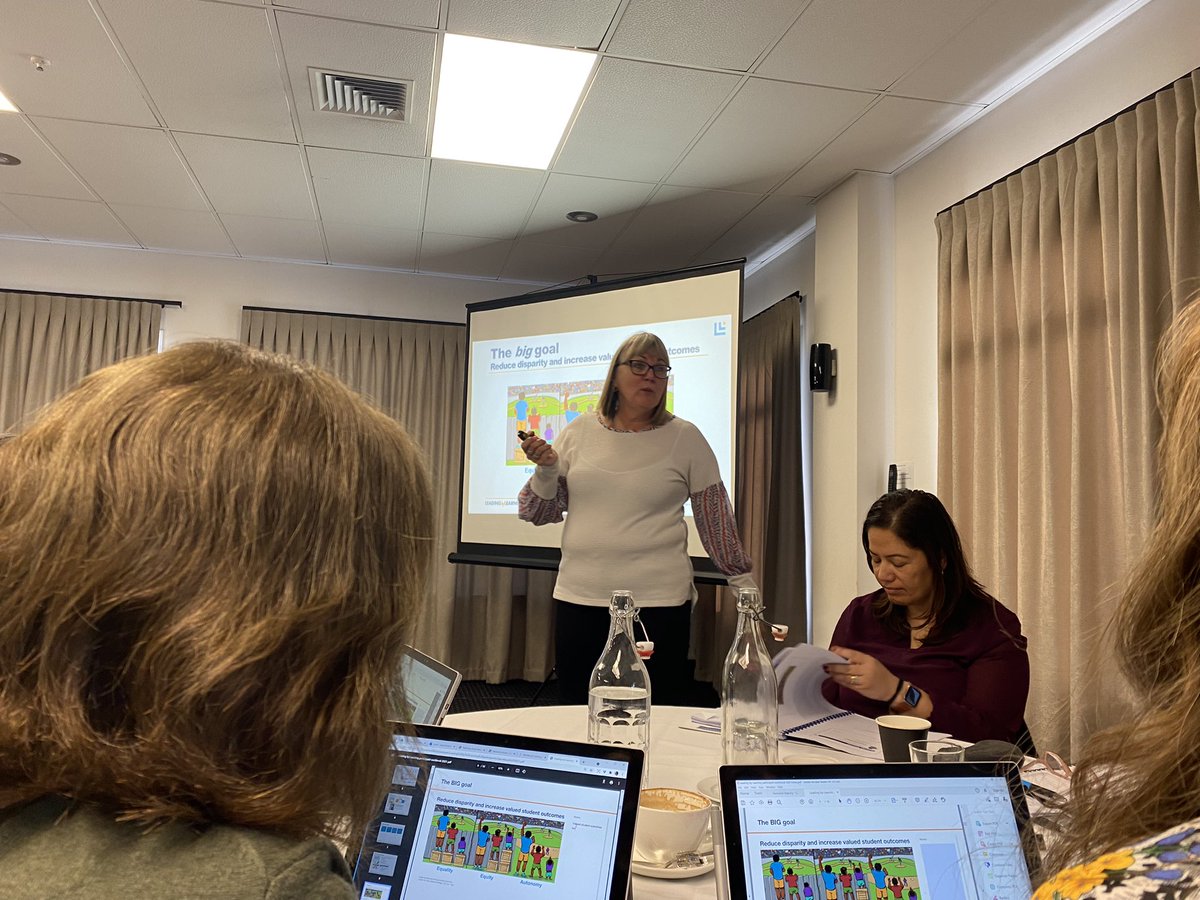A great day of learning as our <a href="/EvaluationAssoc/">Evaluation Associates</a> team engage in Leading by Learning. We have the wonderful <a href="/JacquiPatuawa/">Jacqui Patuawa</a> and <a href="/Education_Al/">Allan Powell</a> leading us through this fundamental mahi #ea_pld