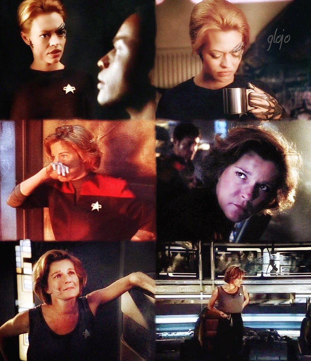 GlojoCuscuhing's tweet photo. Kathryn Janeway Seven Of Nine Tuvok picture set of the episode Year Of Hell. #StartrekVoyager #Picset #SevenofNine #Tuvok #CaptainKathrynJaneway #YearOfHell https://t.co/ZyuQ42Yc7g