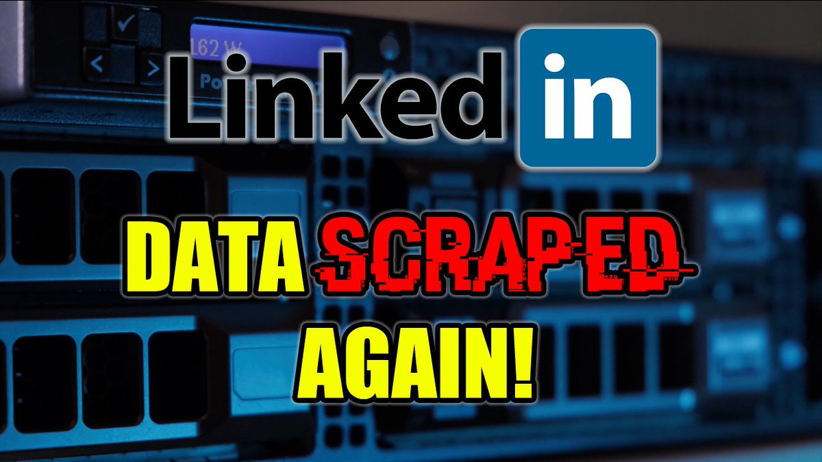 TheDigitalPrep's tweet image. Today @LinkedIn has experienced another massive #datascrape conducted by a malicious actor!

Data collected from millions of #LinkedIn profiles has surfaced on a #hacker forum, where it’s currently being sold!

#digitalprepping #infosec #CyberSecurity 

youtu.be/dUJnRlaAn5M
