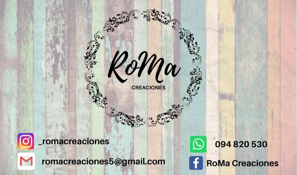 maruujr's tweet photo. @PatyEmme @marcelosilvaarr Dejo los datos de 'Roma Creaciones' 

¡Muchas gracias! https://t.co/zr9LHsBGNQ