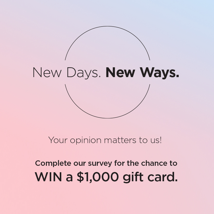 Win a $1,000 gift card! Your opinion matters to us. We are conducting a survey to better serve our valued customer's needs. Complete this survey for the chance to win: ow.ly/1A5s50FuvCK *NO PURCHASE NECESSARY. Subject to the Rules at ow.ly/aLhL50FuvDi