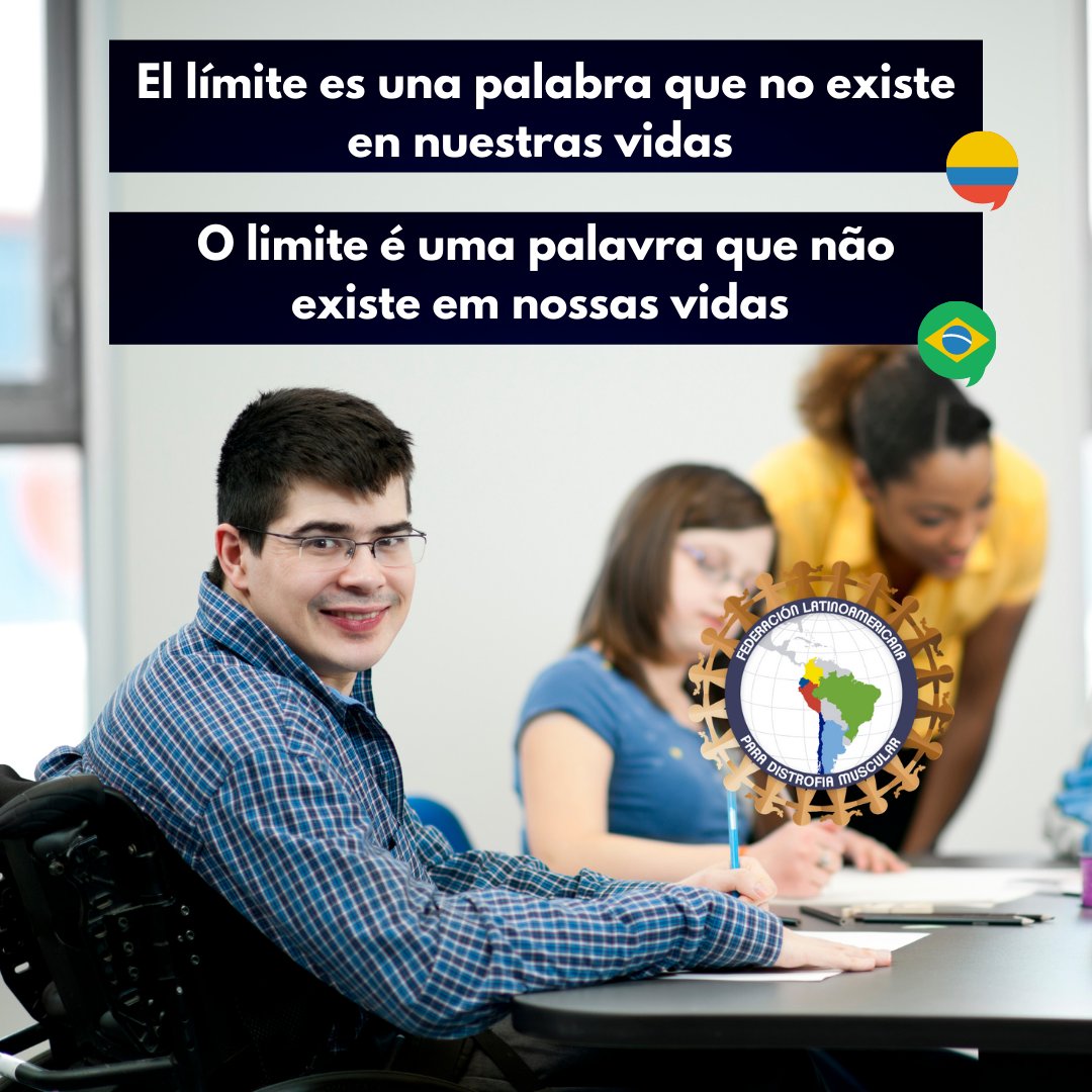 ¡El límite es solo una palabra que no cabe en nuestras vidas! #distrofiamuscular #distrofiamuscularcongenita #vida #niños #hombres #ortopedia #juntossomosmasfuertes #pacientes #inclusion #felicidad #oportunidad #fedimlat #distrofiamuscularduchenne #juntossomosmaisfortes