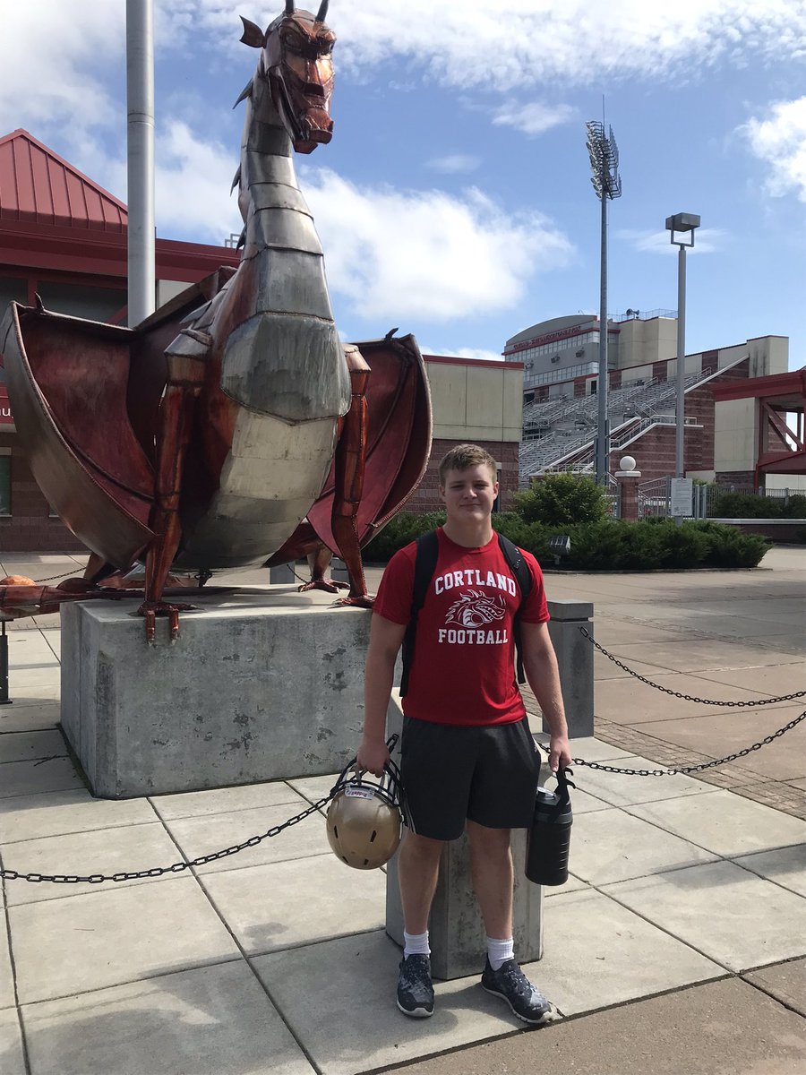Had a great day at the cortland football camp thank you <a href="/_CoachWallace/">Kyle Wallace</a>