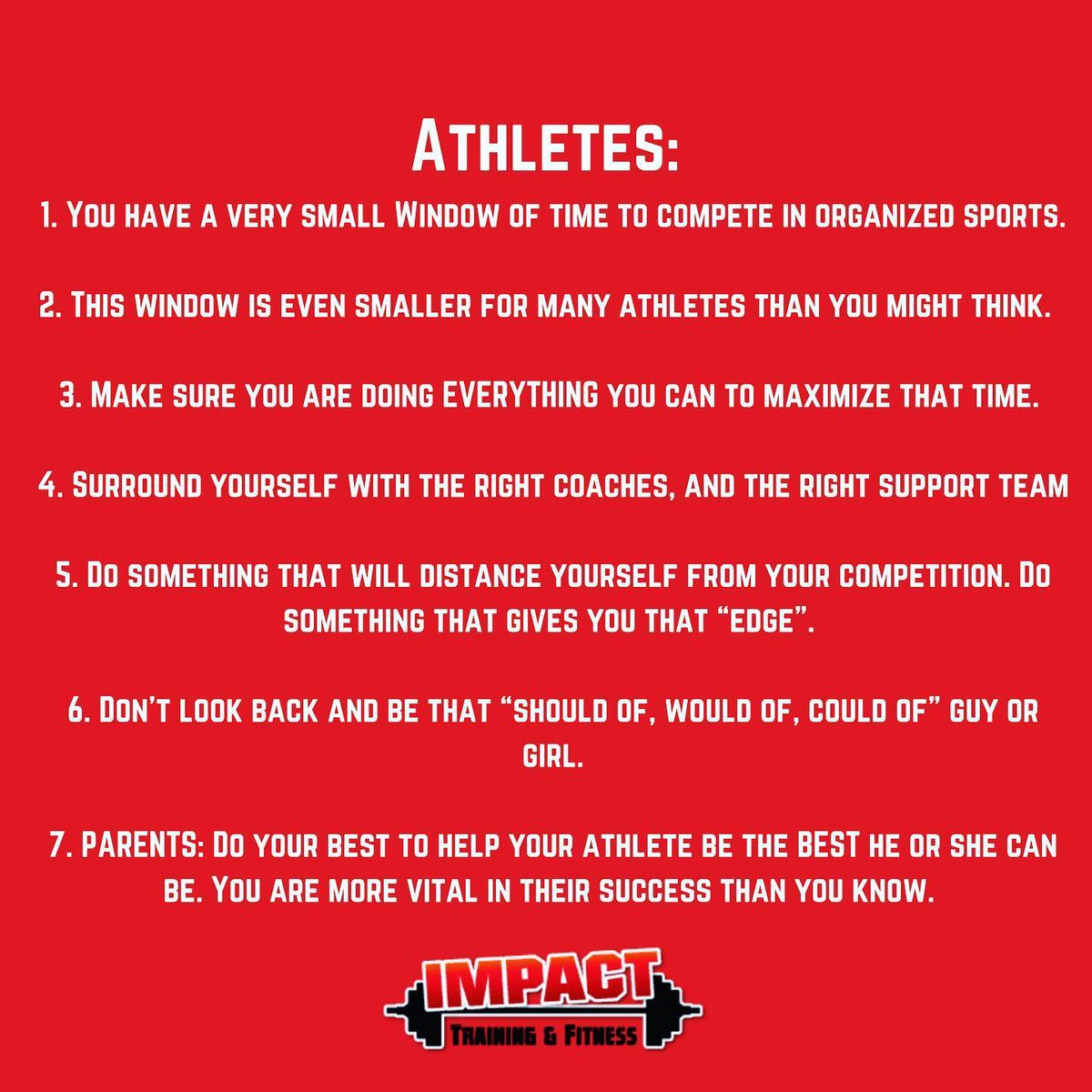 IMPACT TRAINING tweet media