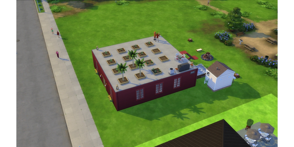 BiggReddHeather's tweet photo. I wish we could have Solar Panels on the roof! #green #TheSims4 https://t.co/htTYIgcsTM